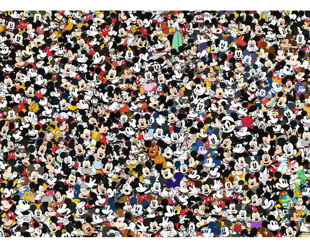 Challenge Mickey: Rompecabezas 1000 Piezas Ravensburger