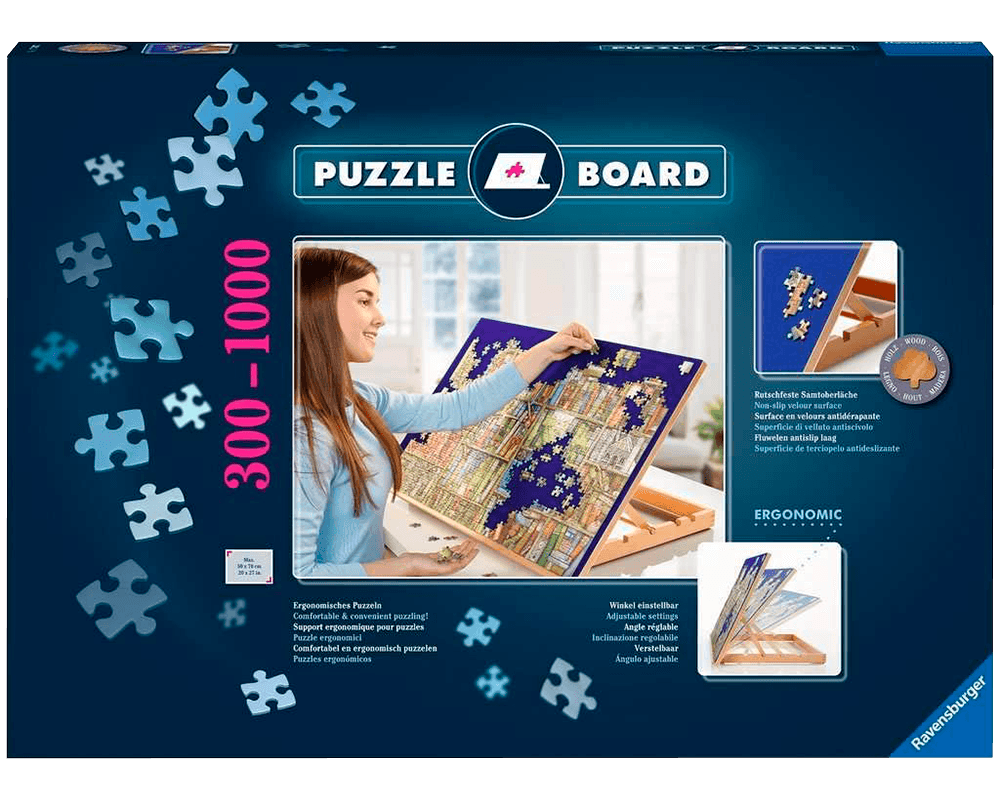 Caballete de Madera Autoajustable: 300 a 1000 Piezas Ravensburger