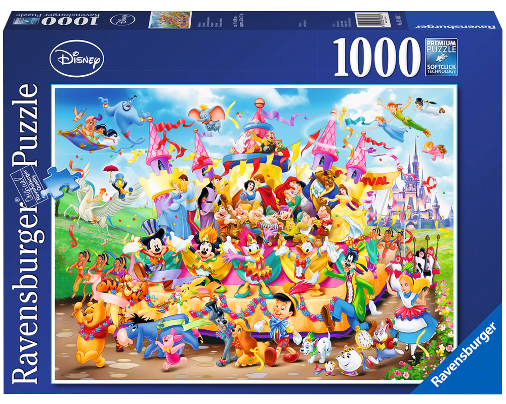 empresario Perseguir continuar Carnaval Disney: Rompecabezas 1000 piezas Disney Ravensburger