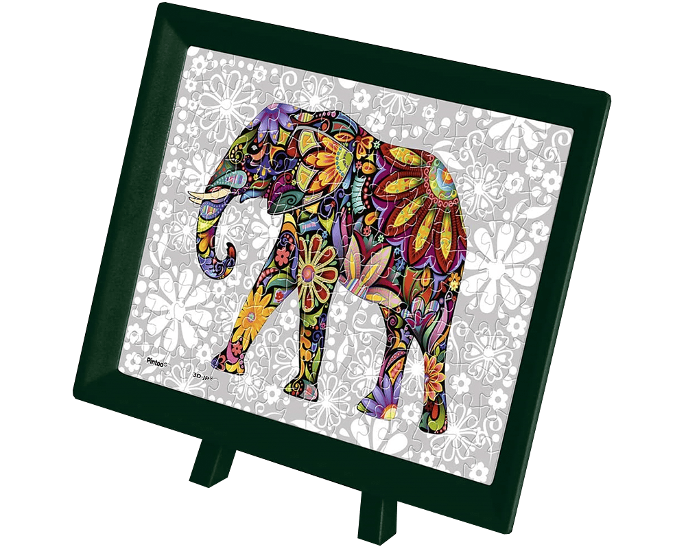 Elefante de Mil Colores: Rompecabezas 150 piezas Plástico Pintoo