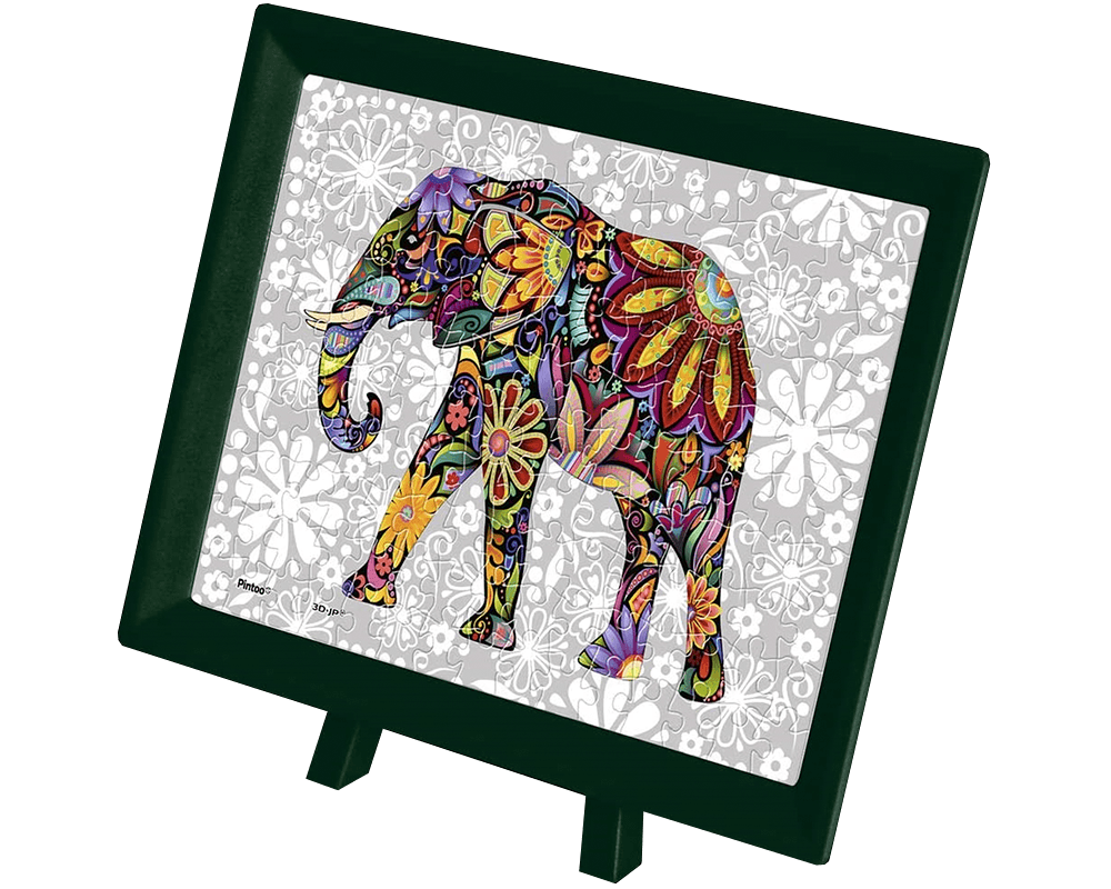 Elefante de Mil Colores: Rompecabezas 150 Piezas Miniatura PieceRelax