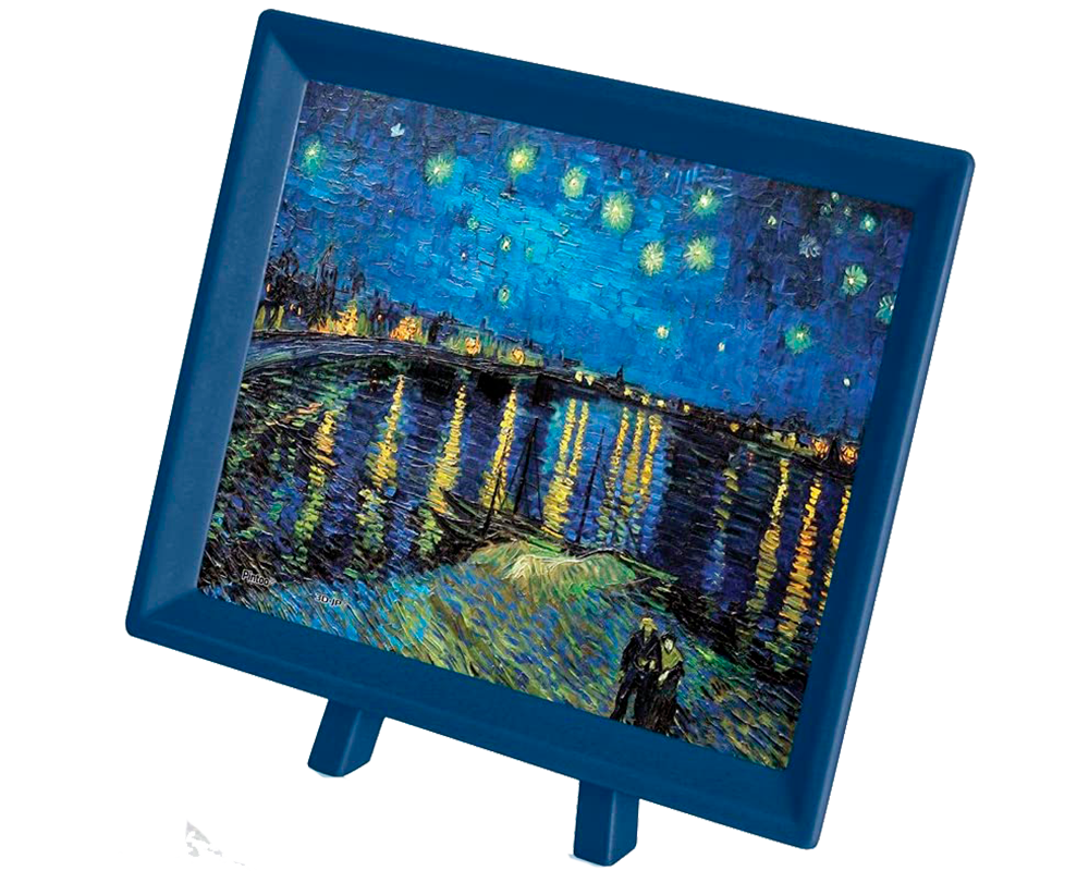 Van Gogh - Noche Estrellada sobre el Ródano: Rompecabezas 150 Piezas Plástico Pintoo
