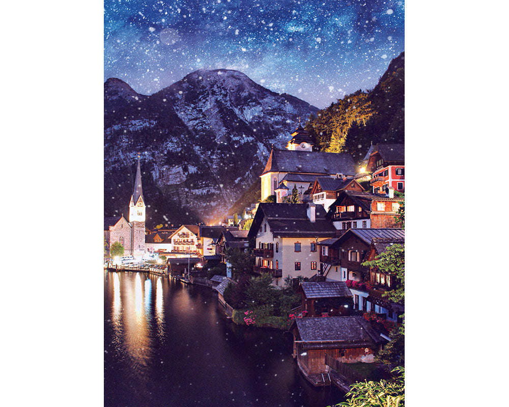 Hallstatt Austria Rompecabezas 1000 Piezas Blan Puzzle Buffalo Games
