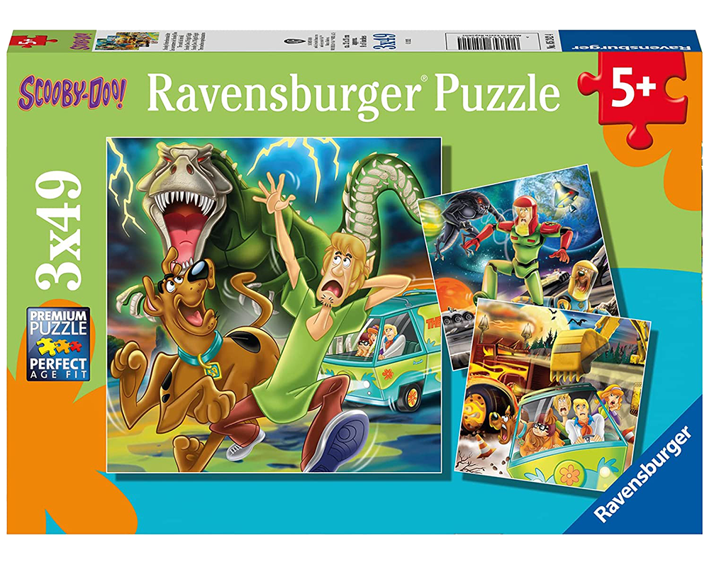 Scooby Doo: Rompecabezas 3 x 49 Piezas Ravensburger