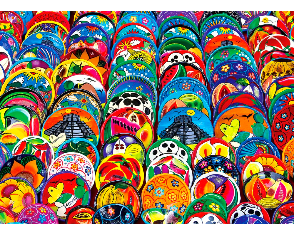 Platos Mexicanos: Rompecabezas 1000 Piezas Eurographics