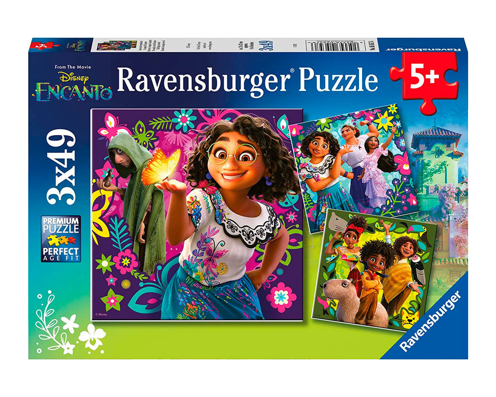 Disney Encanto La Magia te Espera Rompecabezas 3 x 49 Piezas Ravensburger