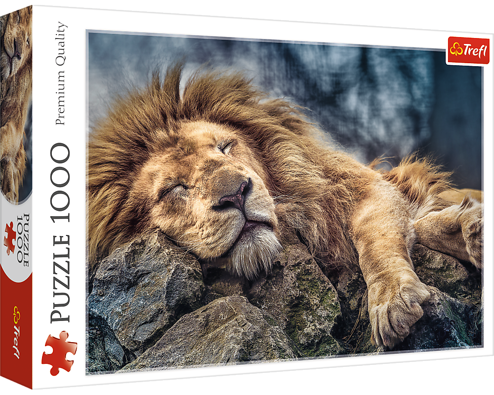 León Durmiendo: Rompecabezas 1000 Piezas Trefl