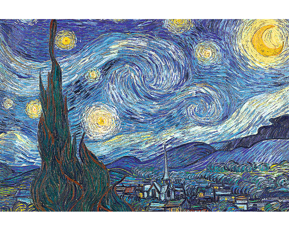 Van Gogh: Noche Estrellada: 1000 Piezas Trefl