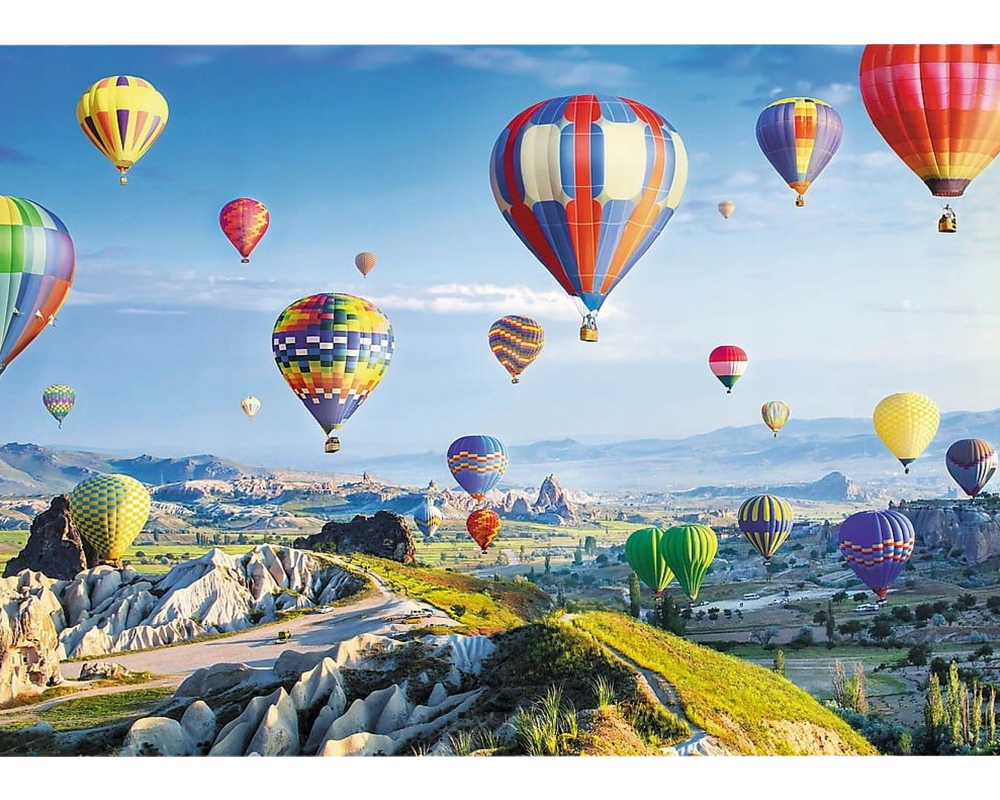 Vista de Capadocia: Rompecabezas 1000 Piezas Trefl