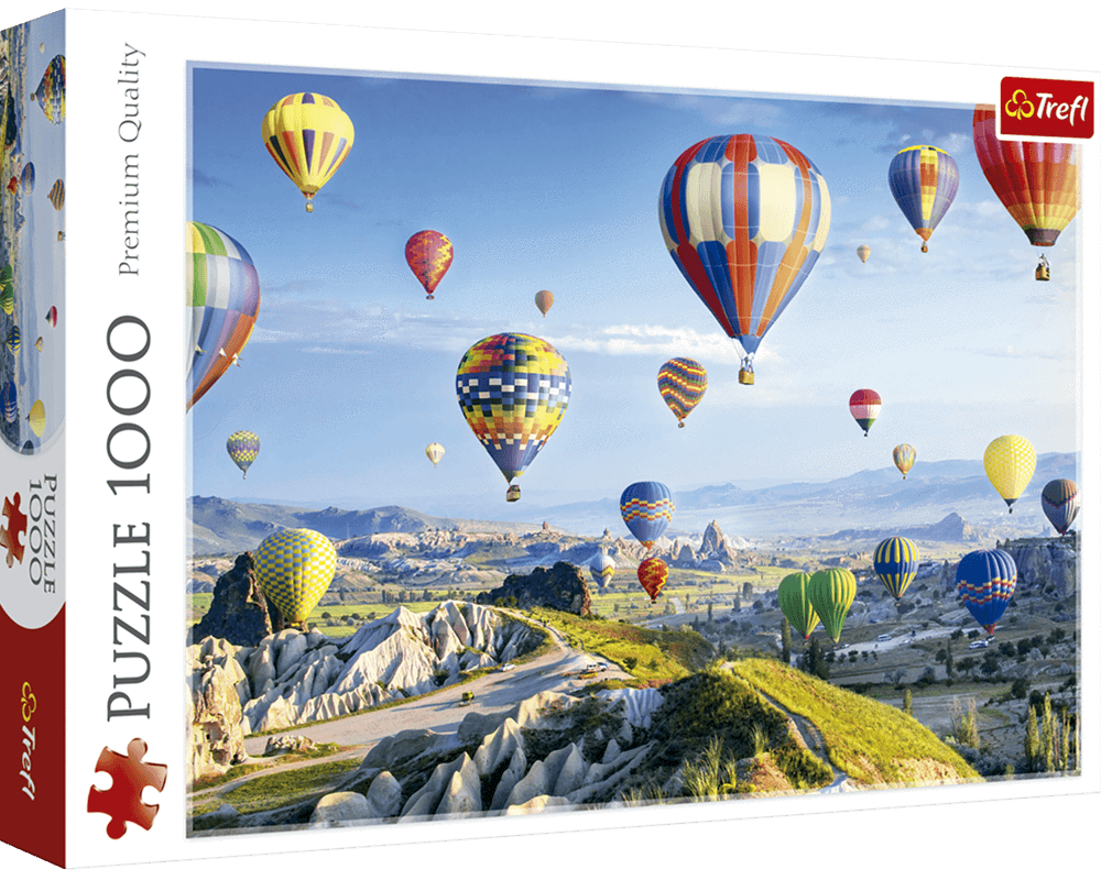 Vista de Capadocia: Rompecabezas 1000 Piezas Trefl