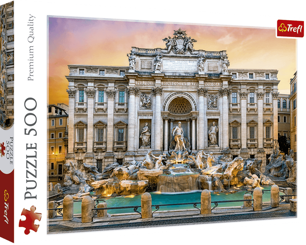Fontana di Trevi: Rompecabezas 500 Piezas Trefl