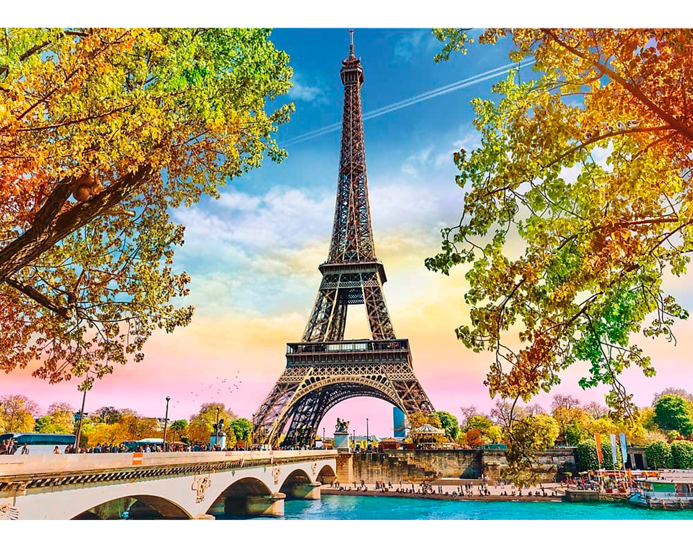 Romántico París: Rompecabezas 500 Piezas Trefl