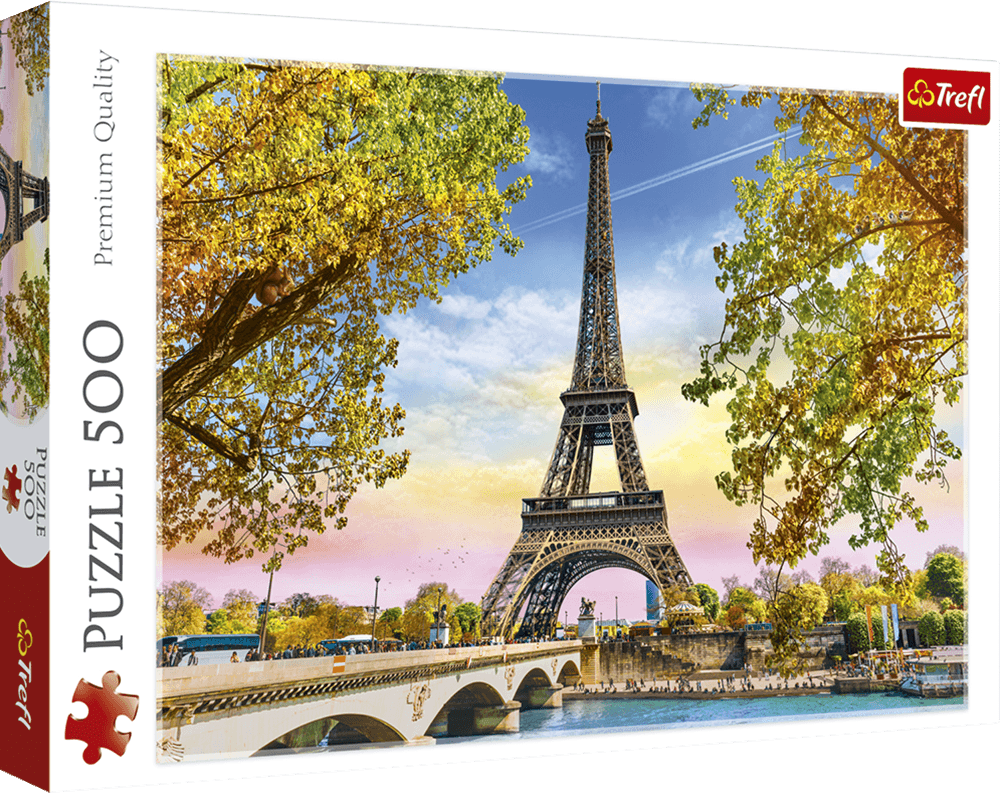 Romántico París: Rompecabezas 500 Piezas Trefl