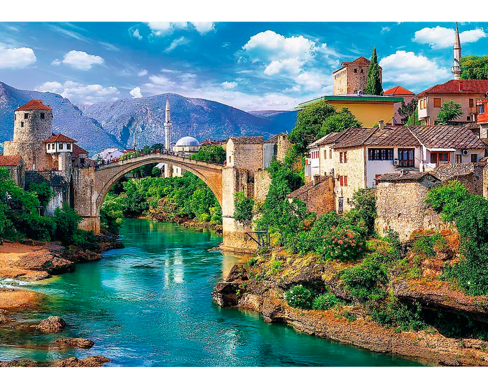 Puente de Mostar Rompecabezas 500 Piezas Trefl