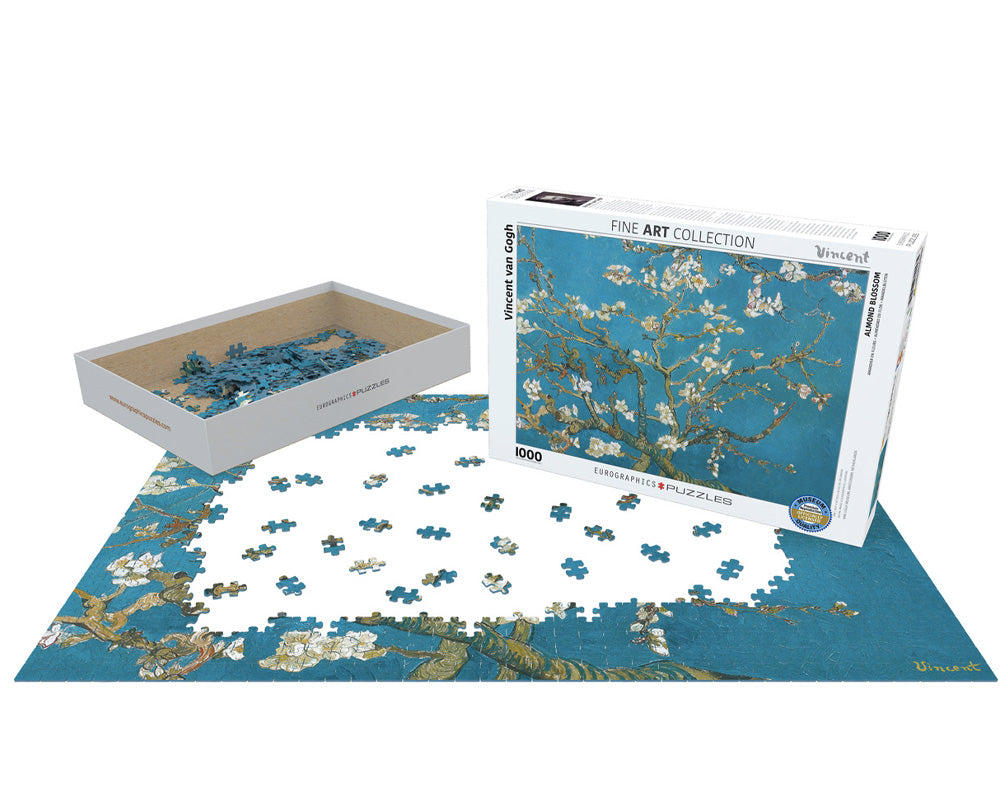 Van Gogh - Almendro en Flor Rompecabezas de Arte 1000 Piezas Eurographics