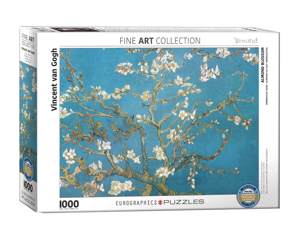 Van Gogh - Almendro en Flor Rompecabezas de Arte 1000 Piezas Eurographics