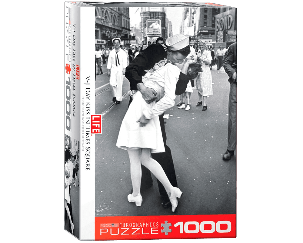 Life V-J Beso En Times Square: Rompecabezas 1000 Piezas Eurographics