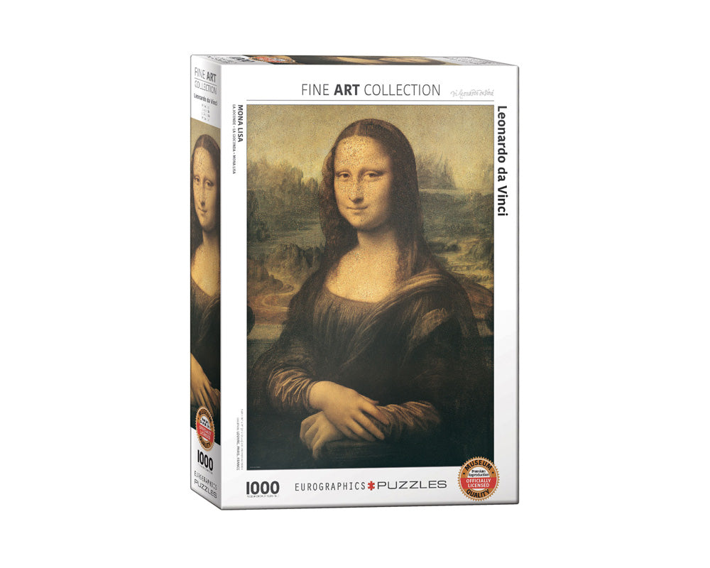 Da Vinci Mona Lisa Rompecabezas de Arte 1000 Piezas Eurographics