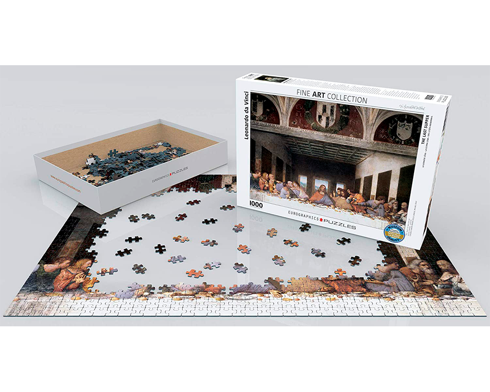 Leonardo Da Vinci: La Ultima Cena: Rompecabezas de Arte 1000 Piezas Eurographics