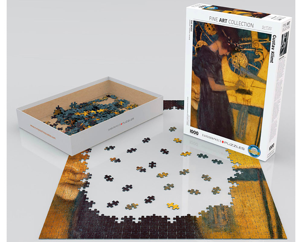 Klimt - La Música: Rompecabezas de Arte 1000 Piezas Eurographics