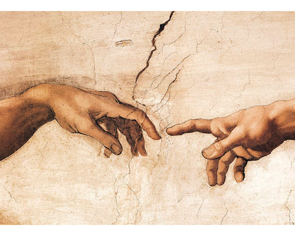Miguel Angel: La Creación De Adán: Rompecabezas de Arte 1000 Piezas Eurographics