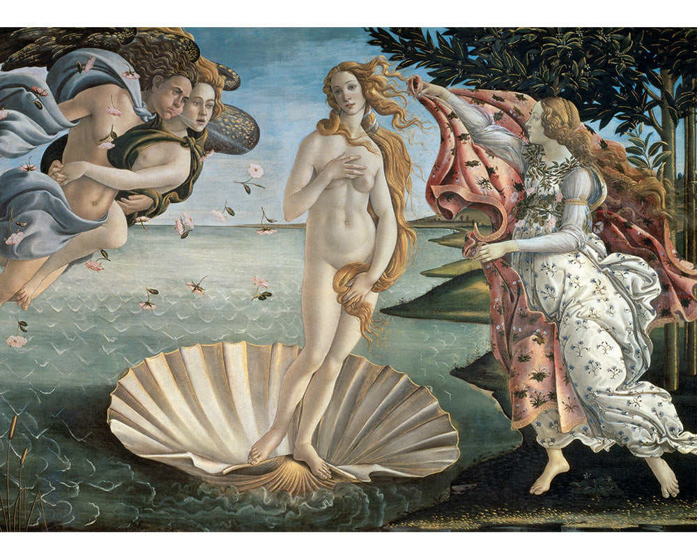 Botticelli- El Nacimiento de Venus Rompecabezas de Arte 1000 Piezas Eurographics