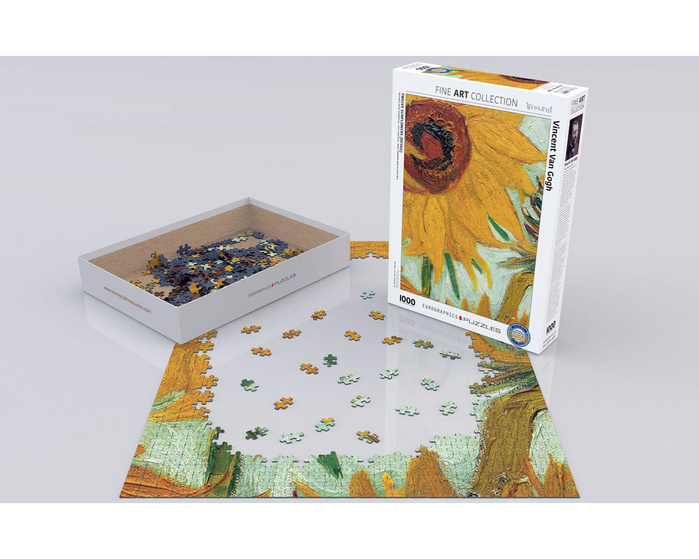 Van Gogh Girasol Rompecabezas de Arte 1000 Piezas Eurographics