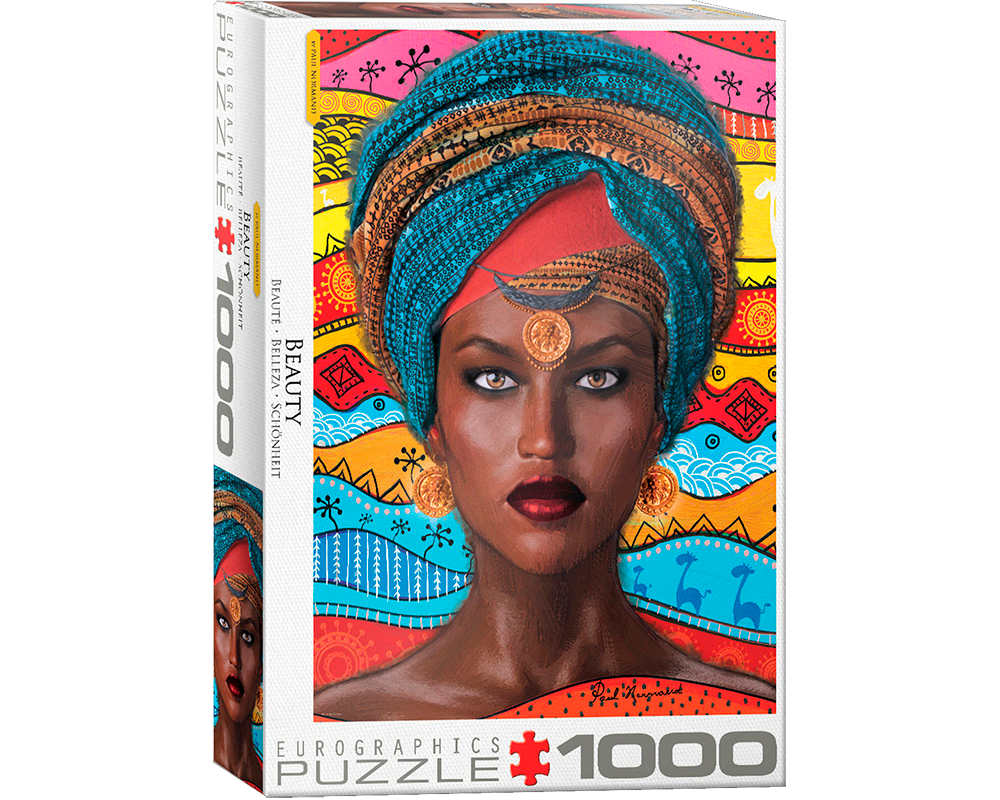 Belleza Africana: Rompecabezas 1000 Piezas Eurographics