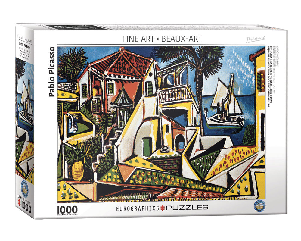 Picasso Paisaje Mediterráneo Rompecabezas de Arte 1000 Piezas Eurographics