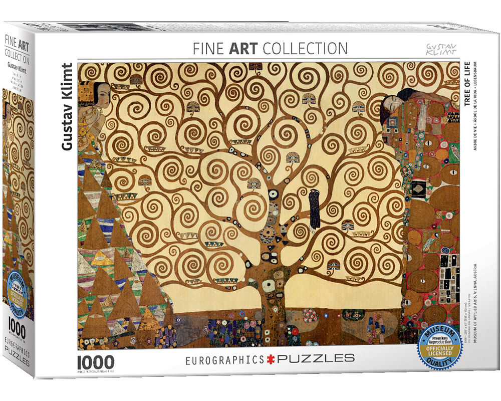 Klimt - Árbol de la Vida: Rompecabezas de Arte 1000 Piezas Eurographics