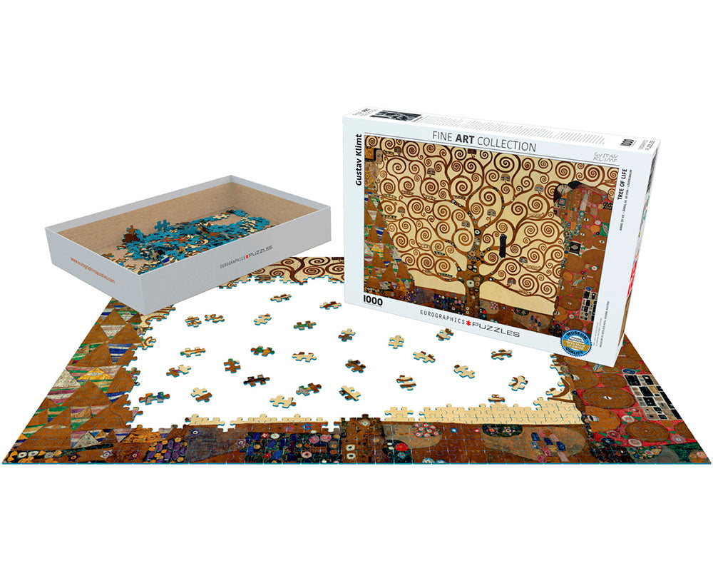 Klimt - Árbol de la Vida: Rompecabezas de Arte 1000 Piezas Eurographics