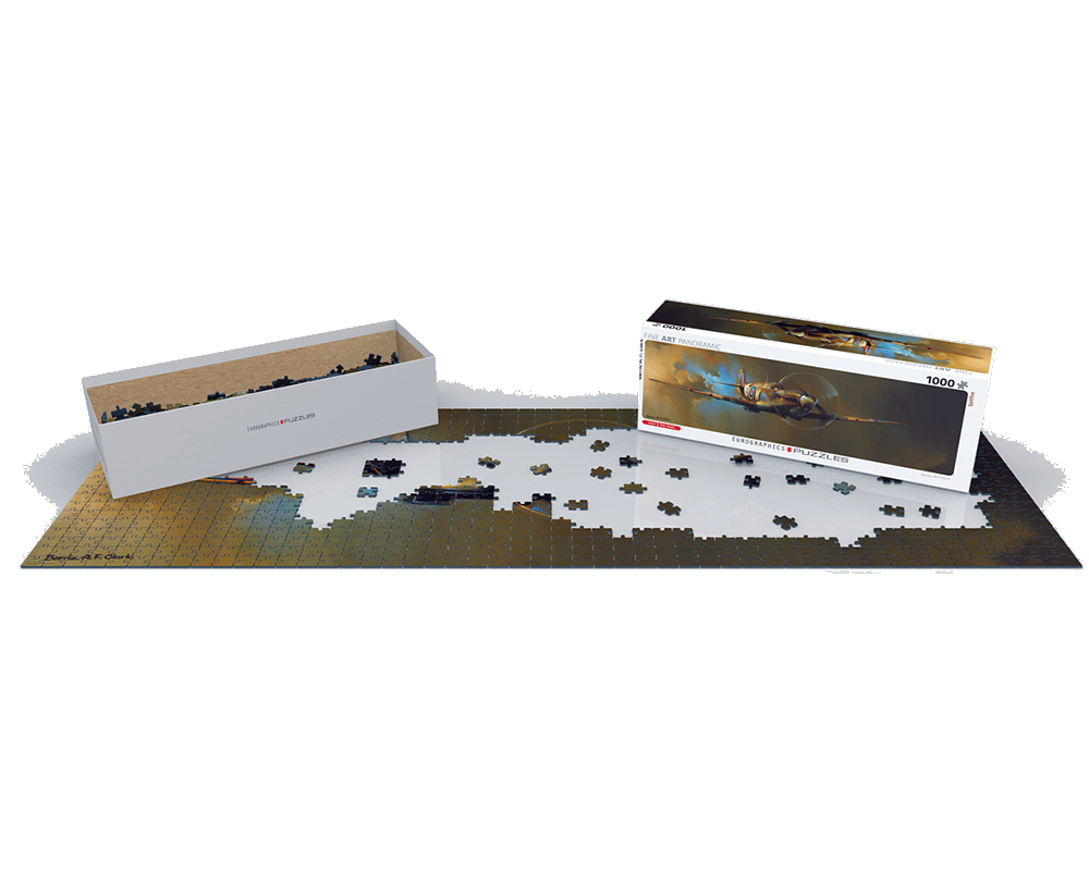 Barbie Clark - Spitfire: Rompecabezas 1000 Piezas Panorámico Eurographics