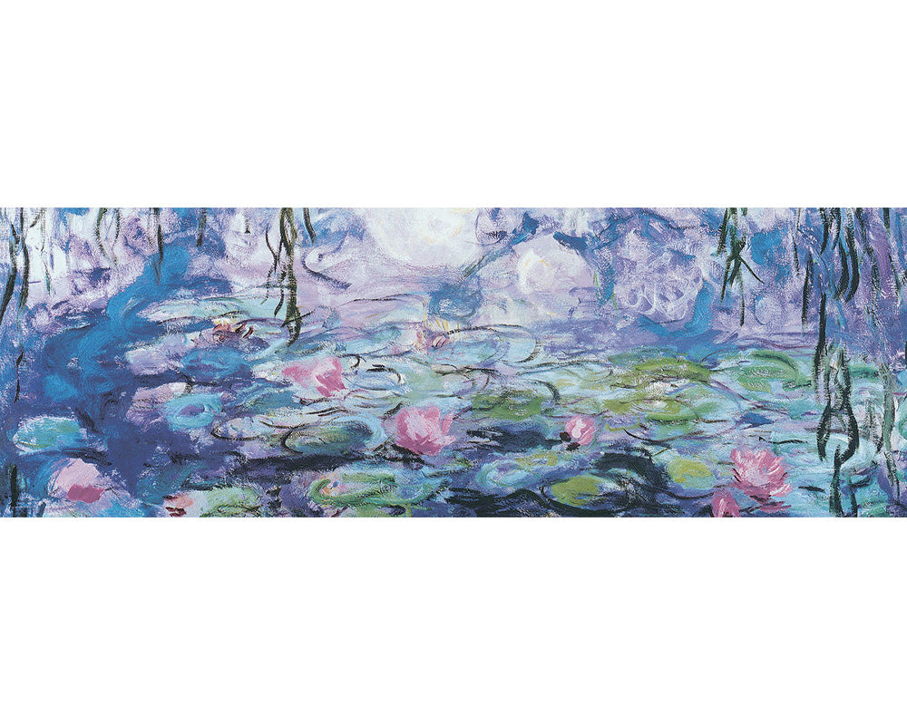 Lilas de Agua Monet Rompecabezas de Arte 1000 Piezas Panorámico Eurographics