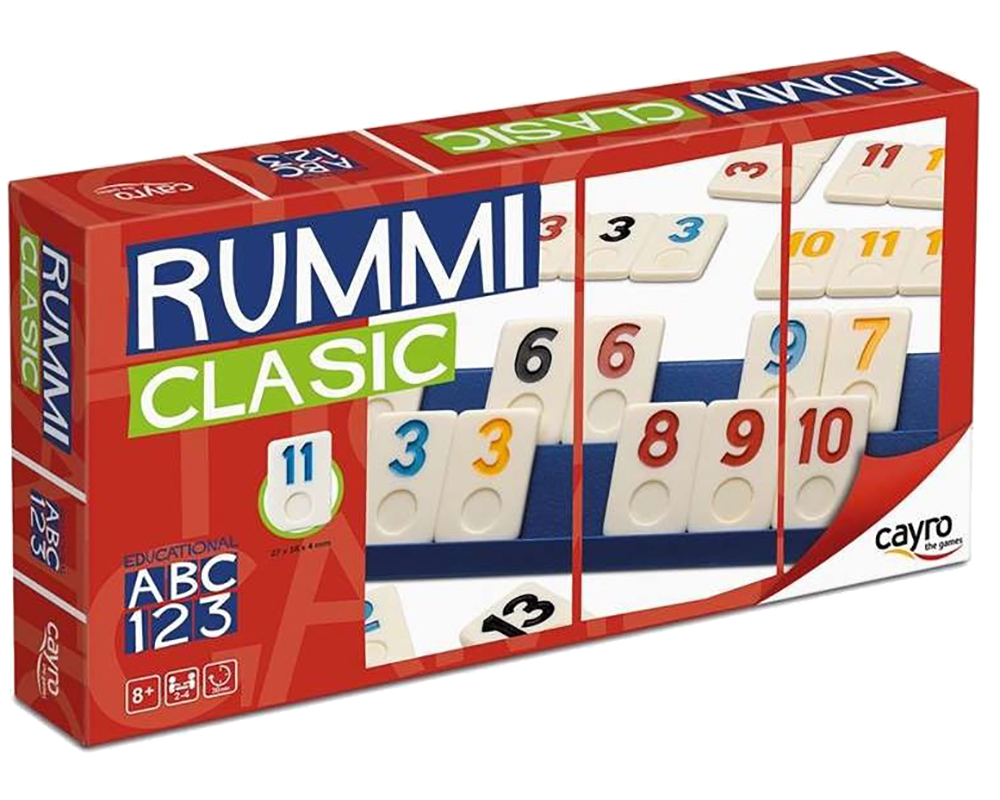 Rummi Clásico 4 jugadores: Juego de Mesa Cayro