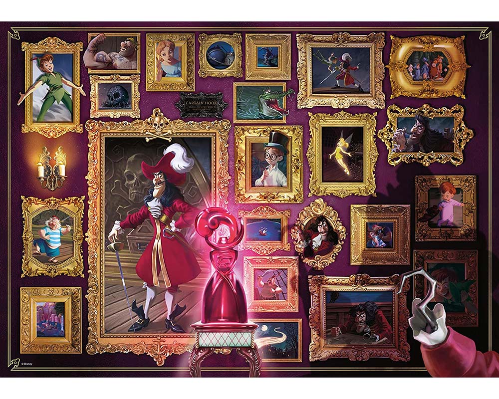 Capitán Garfio Disney Villanos Rompecabezas 2