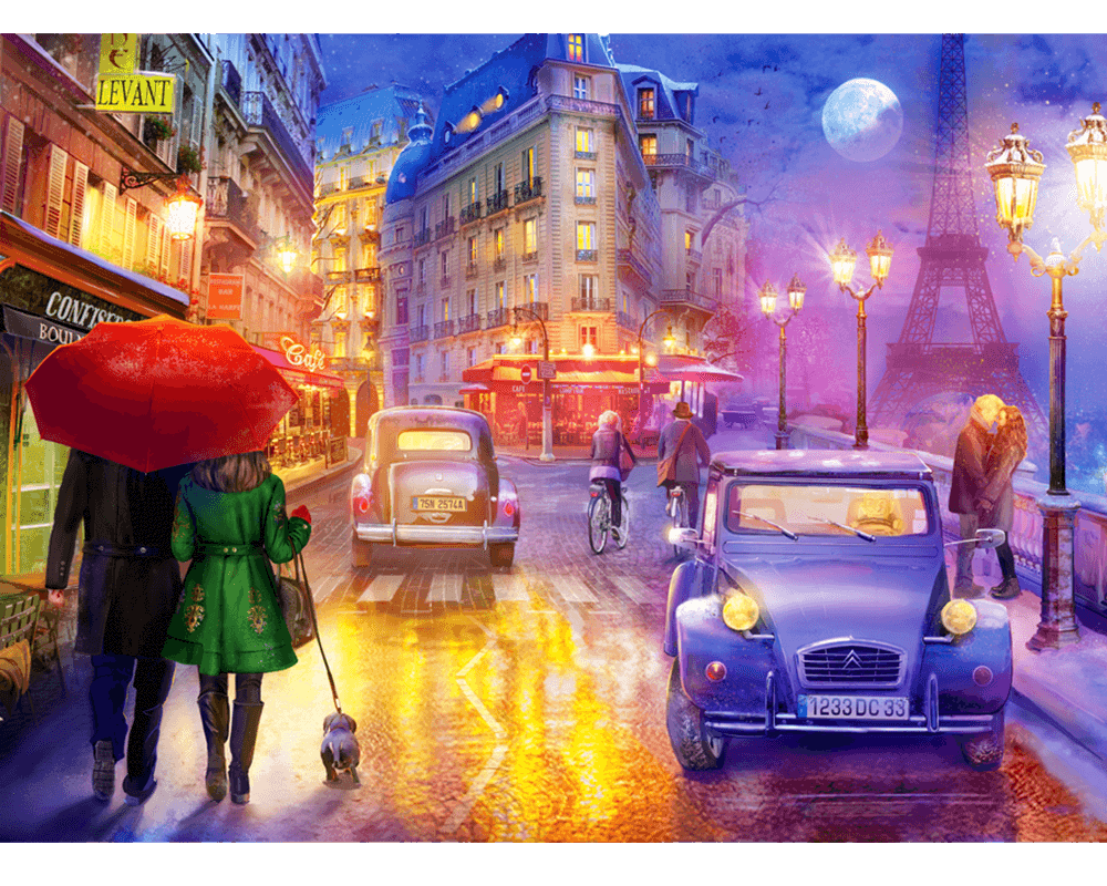 Lilia: París de Noche: Rompecabezas de 1000 piezas Anatolian