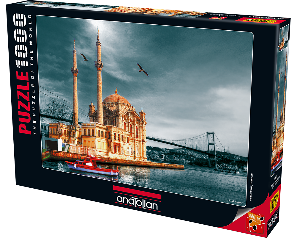 Sefik Bayram - Mezquita de Ortakoy: Rompecabezas 1000 piezas Anatolian