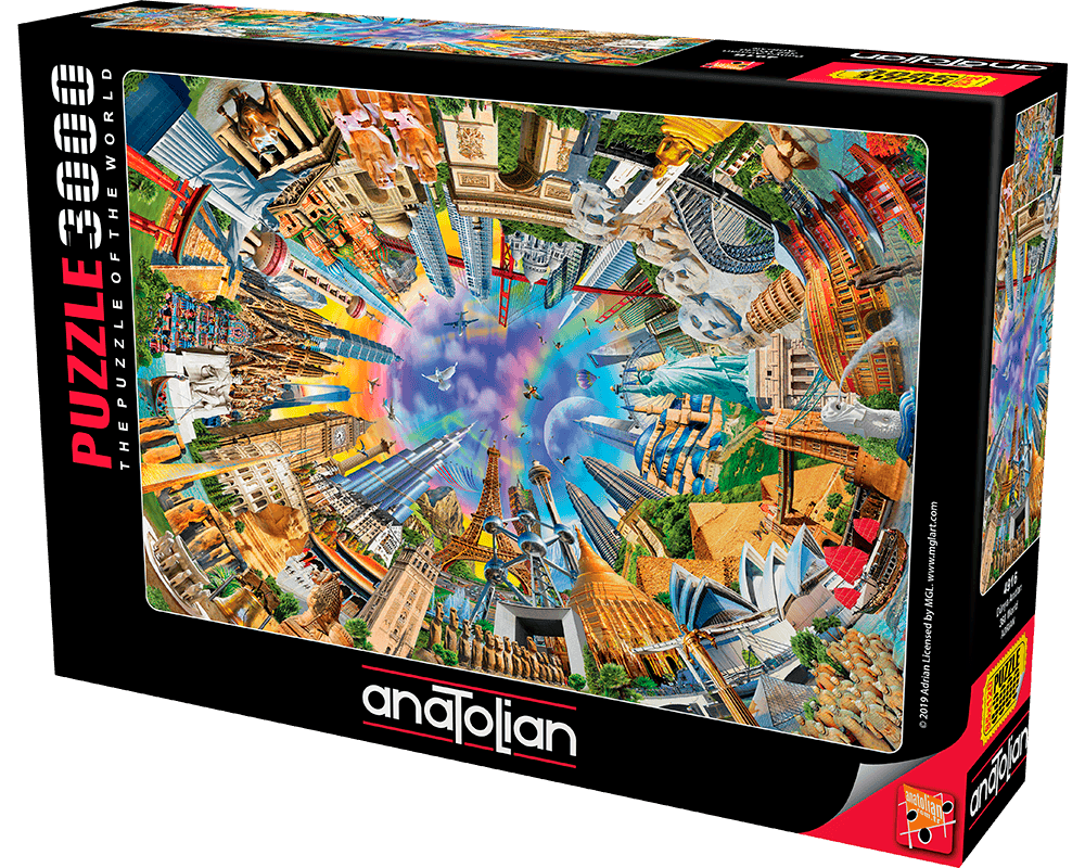 Adrián Chesterman. El mundo en 360: Rompecabezas 3000 piezas Anatolian