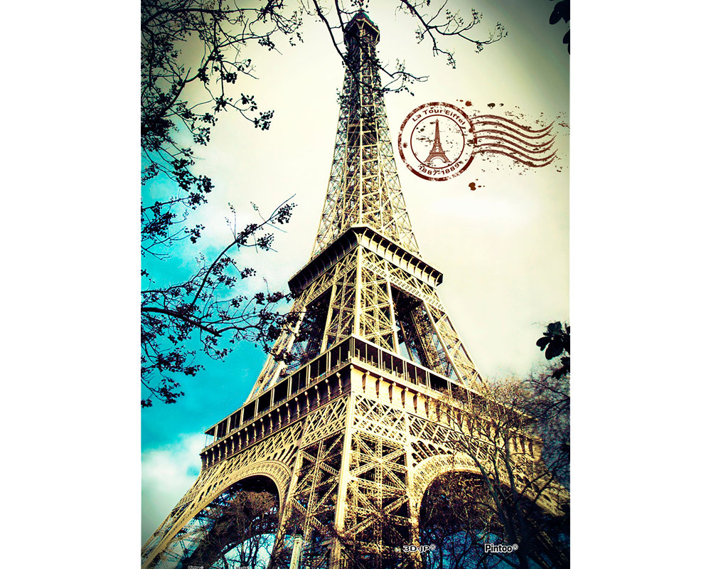 Torre Eiffel: Rompecabezas 150 piezas Pintoo