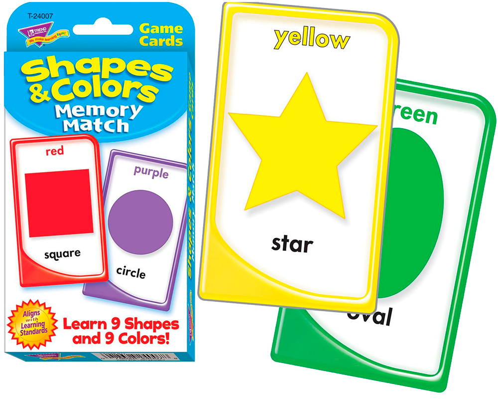 Juego de Bolsillo Colores y Formas en Inglés Trend