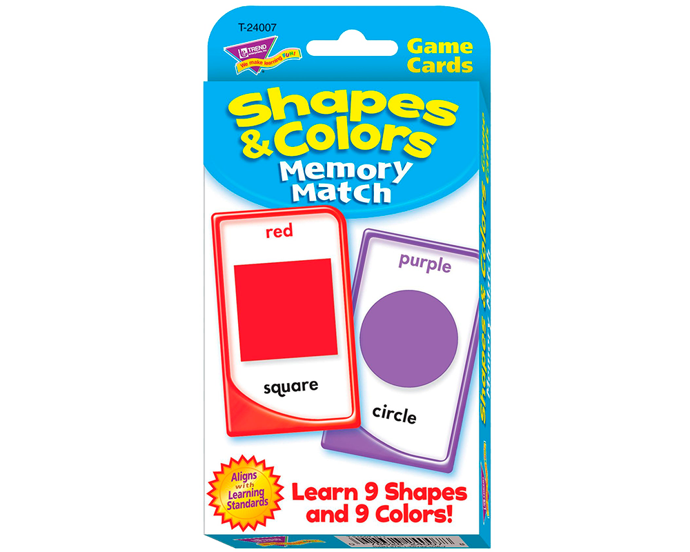 Juego de Bolsillo Colores y Formas en Inglés Trend