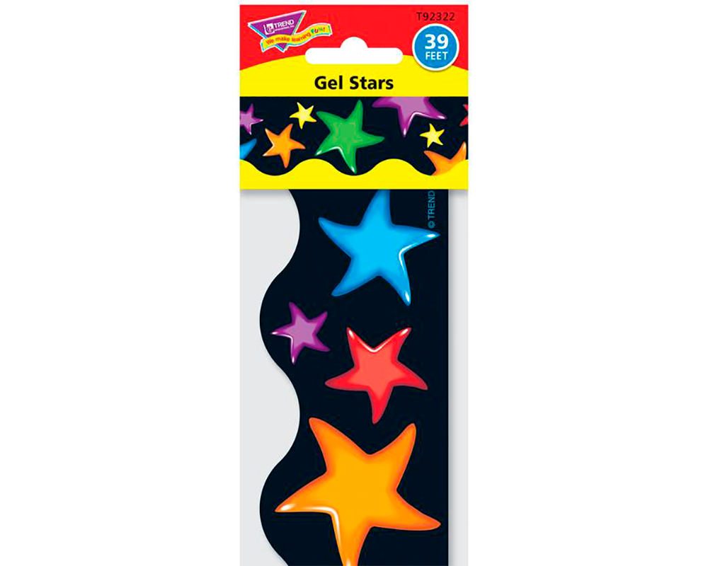 Cenefas Estrellas de Gel. Trend Inc
