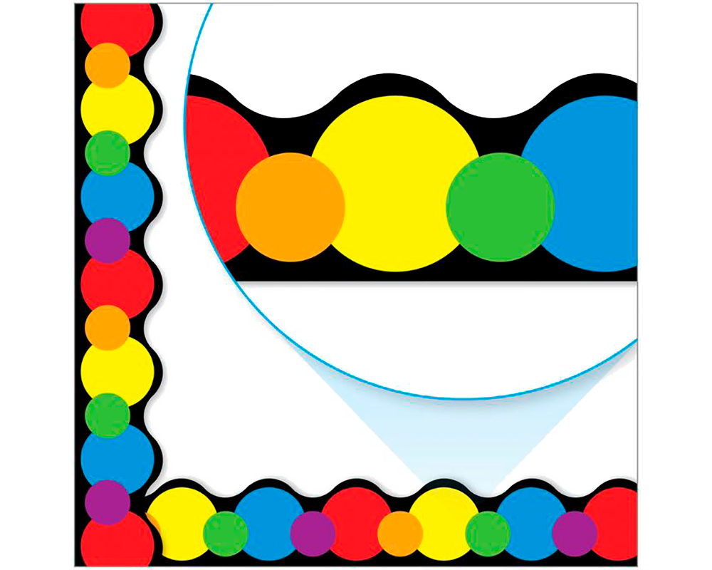 Círculos de Colores: Cenefas Trend
