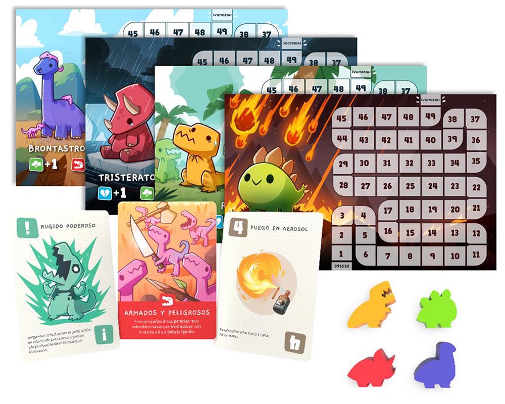 Happy Little Dinosaurs (en Español) Juego de Mesa Asmodee