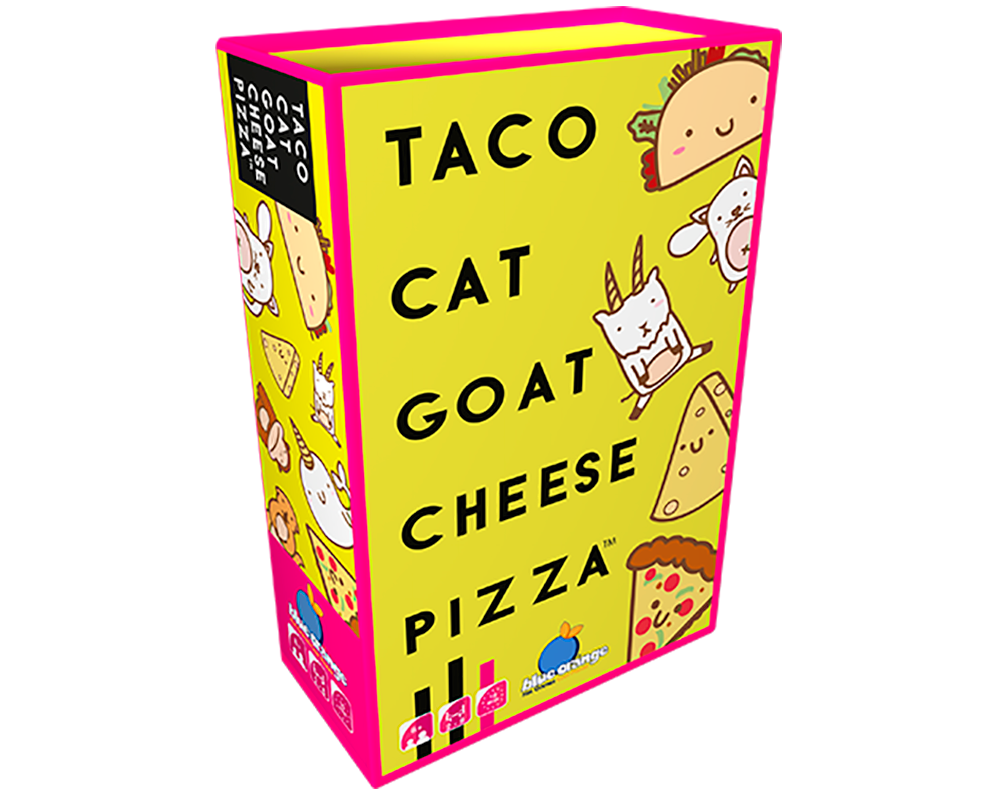 Taco Cat Goat Cheese Pizza Juego de Mesa Blue Orange