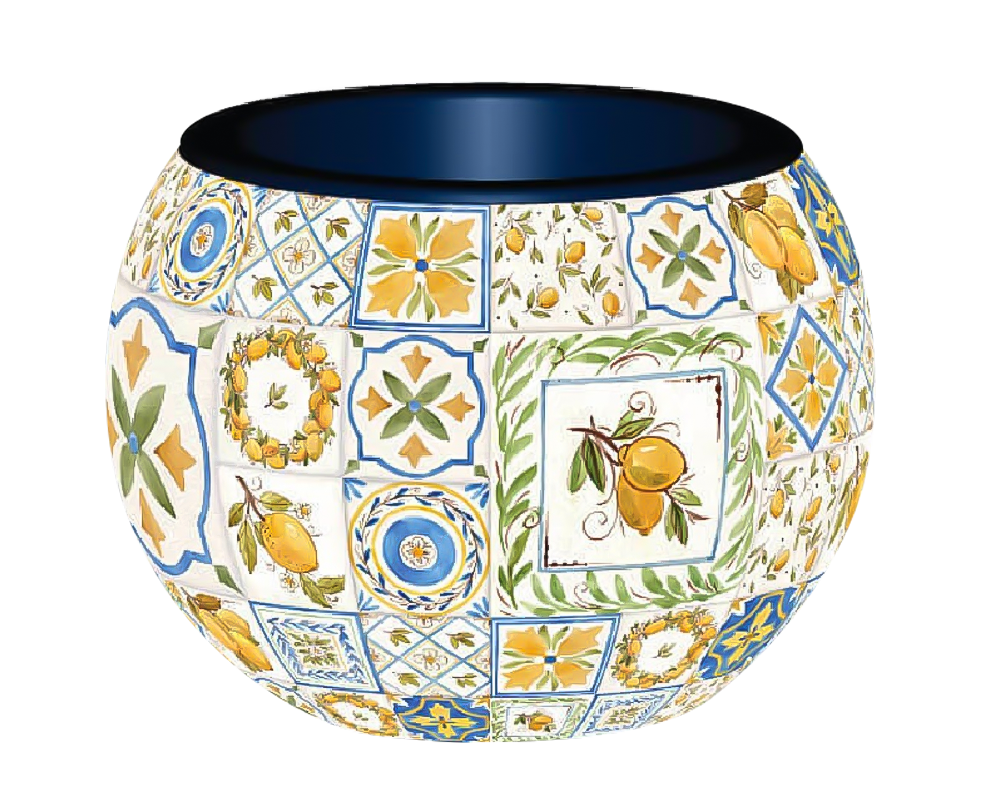 Azulejos Retro: Maceta Rompecabezas 3D 80 piezas PieceRelax