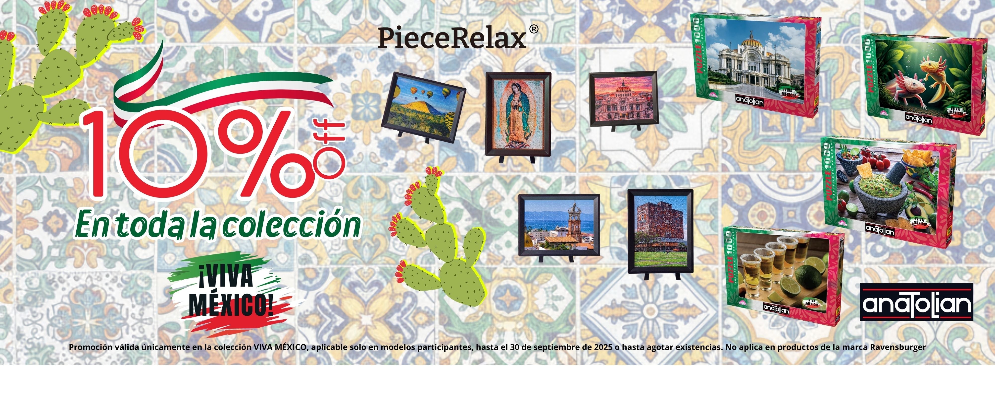 ¡Viva México! Arma nuestras tradiciones pieza por pieza