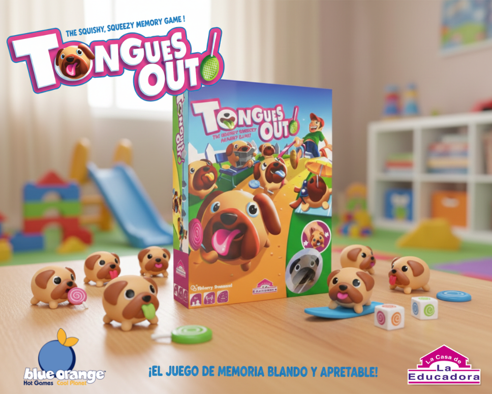 Tongues Out! Juego de Mesa Blue Orange