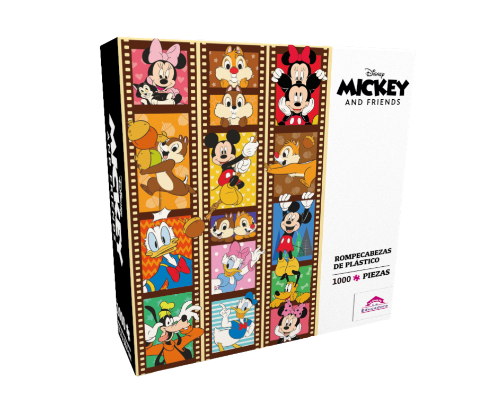 Rompecabezas Mickey Y Sus Amigos Disney 1000 Piezas De Plástico