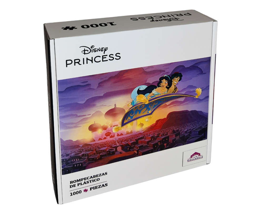 Rompecabezas Aladino y Jasmine Disney 1000 Piezas De Plástico